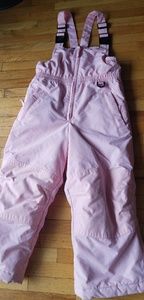Girl's Land's End snow pants overall Pink size 5T